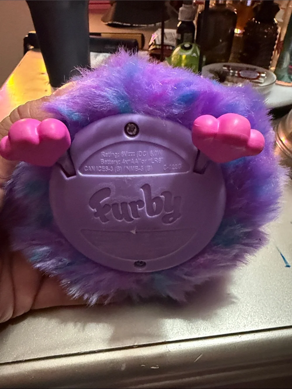 Hasbro Furby Purple & Teal Interactive Bird Toy - Fluffy Playtime Companion